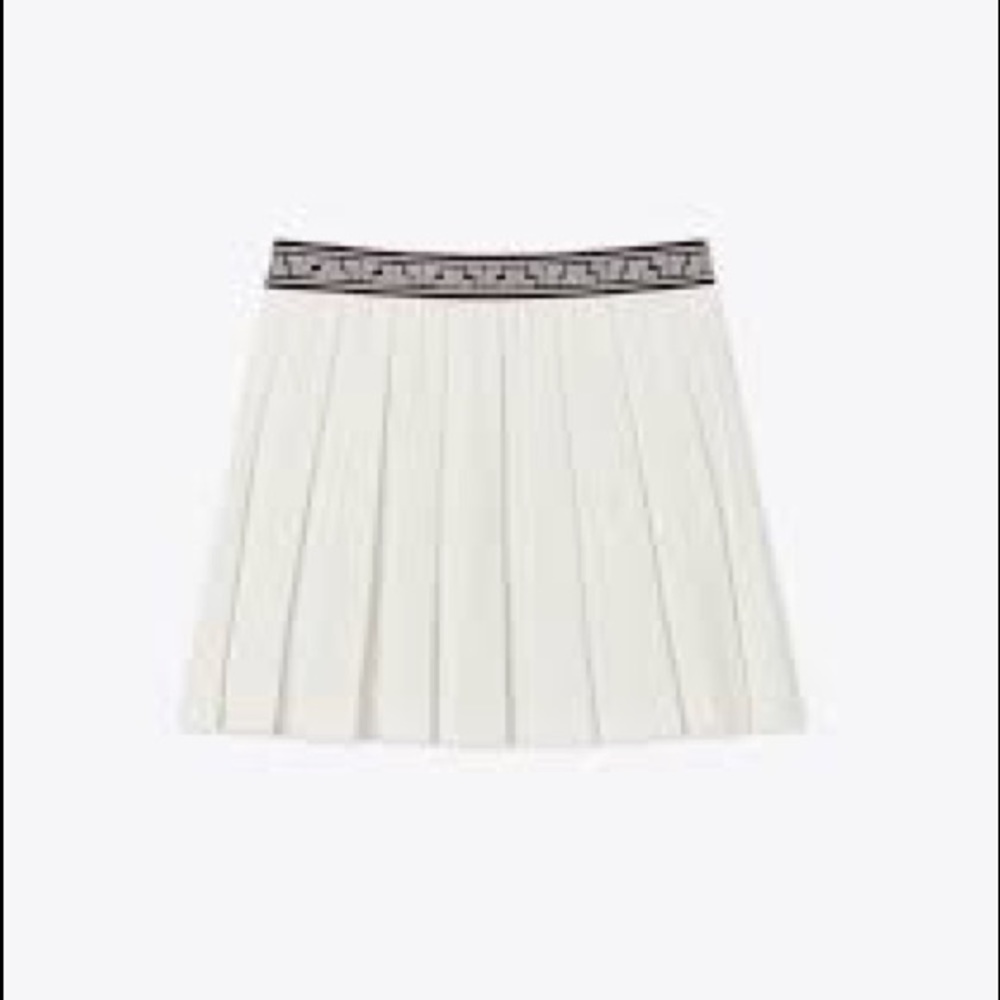 Tory Burch Geo-T pleated skirt